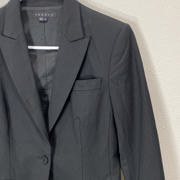 Theory‎ Gabe B Taylor blazer jacket black - Picture 3 of 9